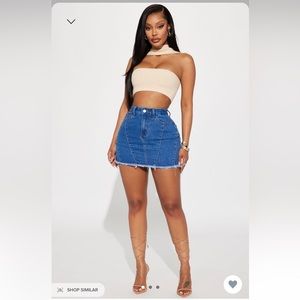 Denim skirt